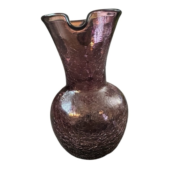 Blenko Amethyst Purple Crackle Glass
Miniature Pitcher - Picture 6 of 6